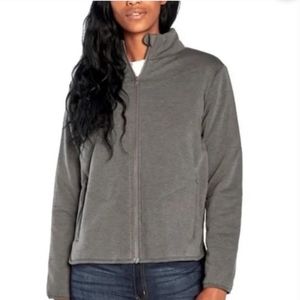 Three Dots Ladies Quilted Step Hem Knit Jacket